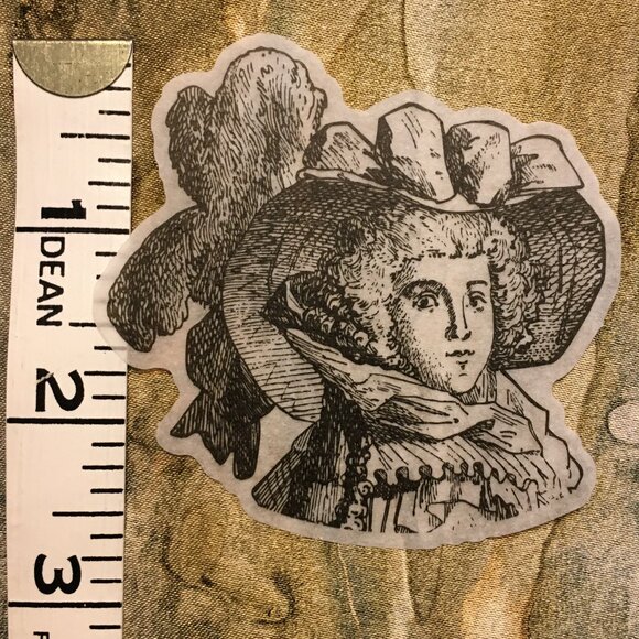 5/$25 Large Character Sticker - Marie Antoinette - Picture 4 of 5